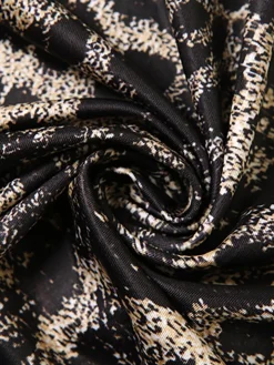 Leopard Lace Patchwork Dress