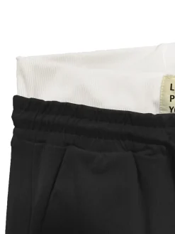 Letter Print Crop Tank Top Shorts Sets