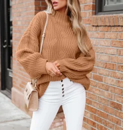 Long Sleeve Knit Solid Pullover