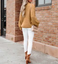 Long Sleeve Knit Solid Pullover