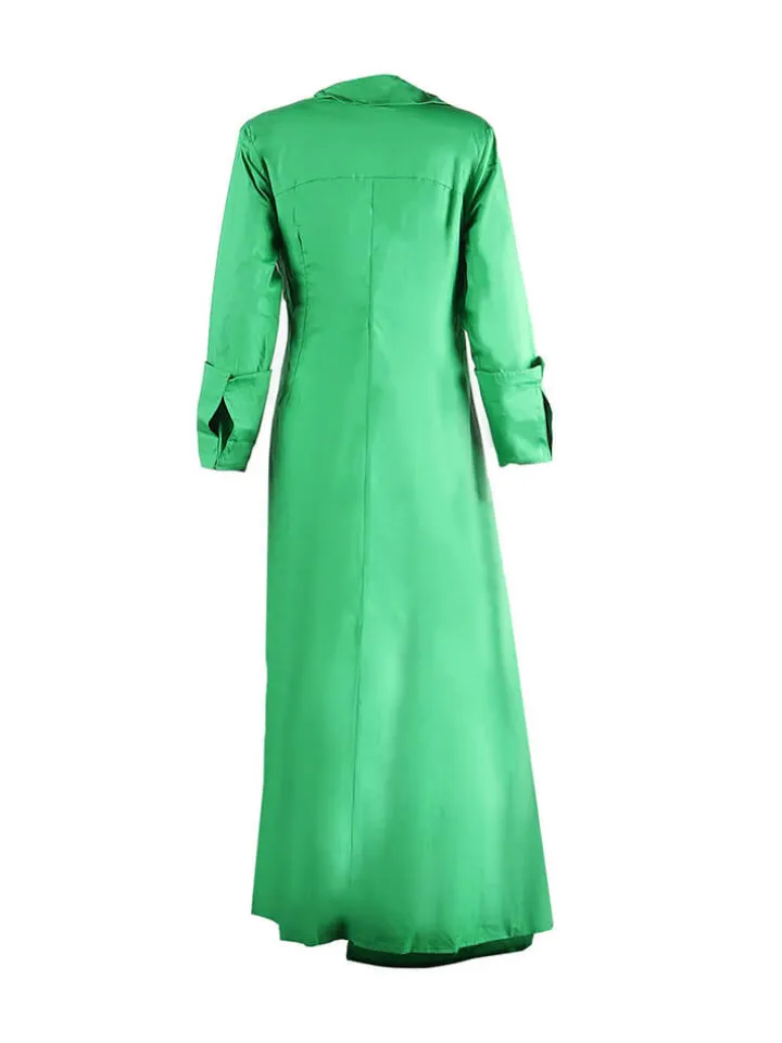 Long Sleeve V Neck Ruched Split Top