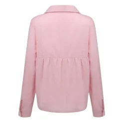 Loose Fit Long Sleeve Linen Shirt