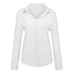 Loose Fit Long Sleeve Linen Shirt