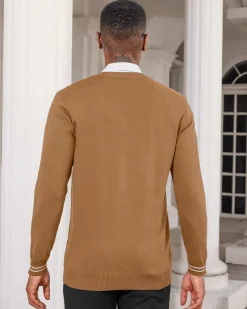 Mens Casual Stand Collar Full-Zip Jacket