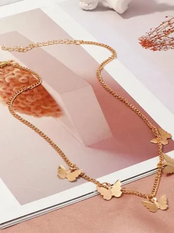 Minimalist Butterfly Star Necklaces