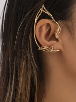 Minimalist Geometric Cut Out Ear Hooks