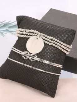 Minimalist Knotted Beaded Bracelet