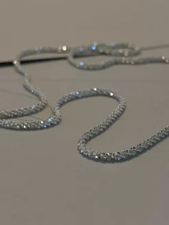 Minimalist Rhinestone Glitter Necklace