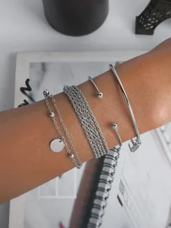Minimalist Tassel Multilayer Chain Bracelets