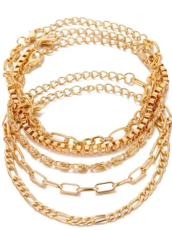 Multilayer Chian Bracelets Anklet