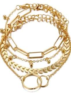 Multilayer Chian Bracelets Anklet