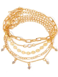 Multilayer Chian Bracelets Anklet