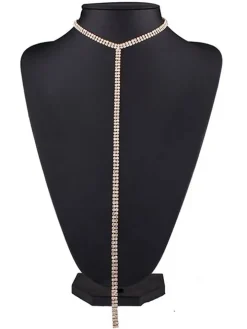 Multilayer Strand Chain Necklaces