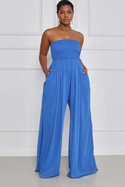 Off Shoulder Flare Bottom Jumpsuit