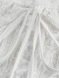 Off Shoulder Lace Maxi Dress