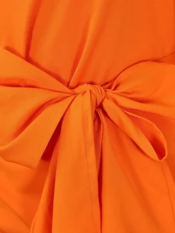 Off-Shoulder Puff Sleeve V-Neck Blouse