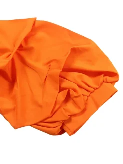 Off-Shoulder Puff Sleeve V-Neck Blouse