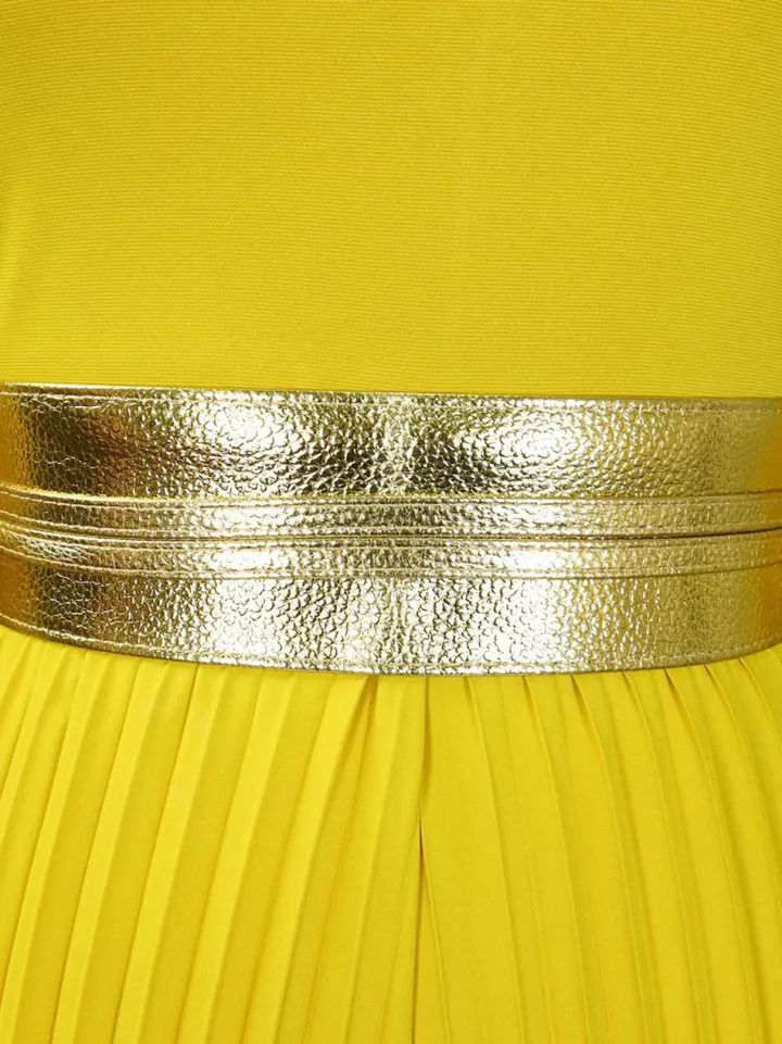 Off-Shoulder Ruffle Pleated Wide Leg Jumpsuit