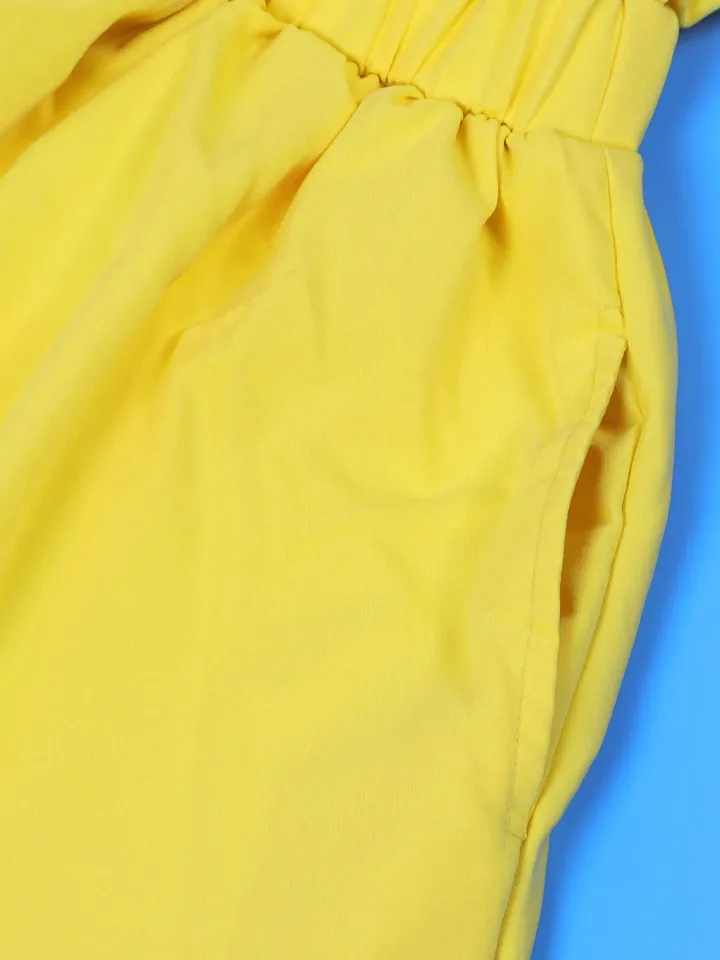 One-Shoulder Ruched Petal Cutout Dress