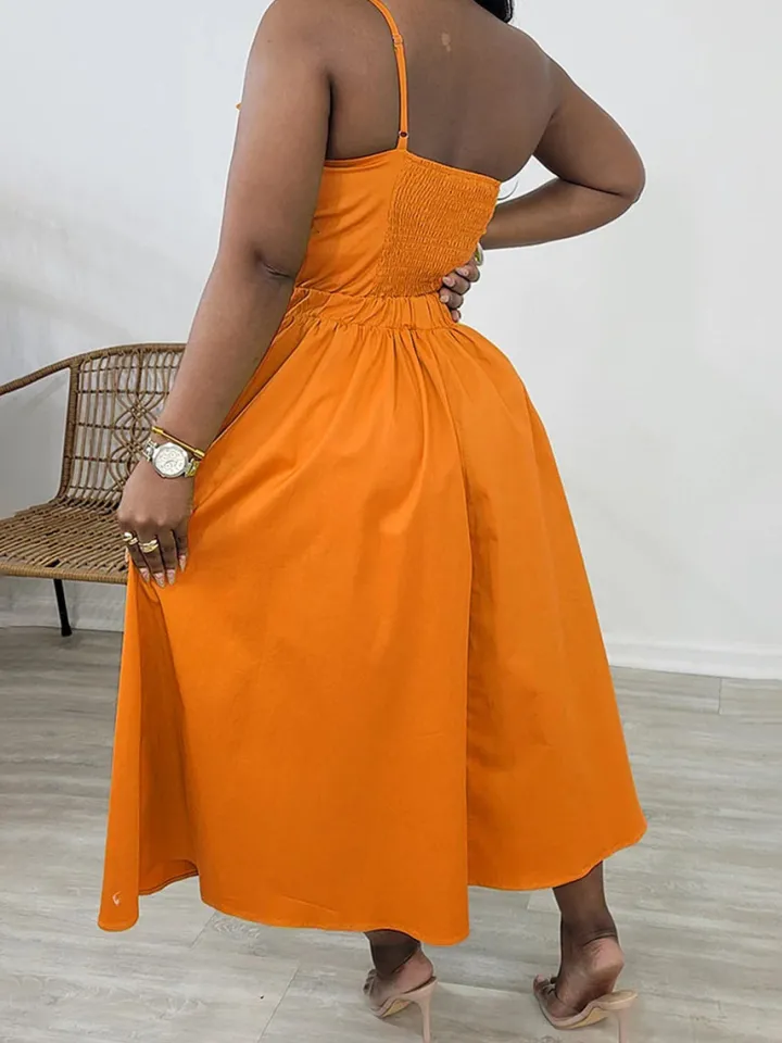 One-Shoulder Ruched Petal Cutout Dress