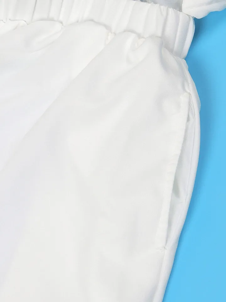 One-Shoulder Ruched Petal Cutout Dress