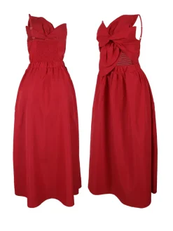 One-Shoulder Ruched Petal Cutout Dress