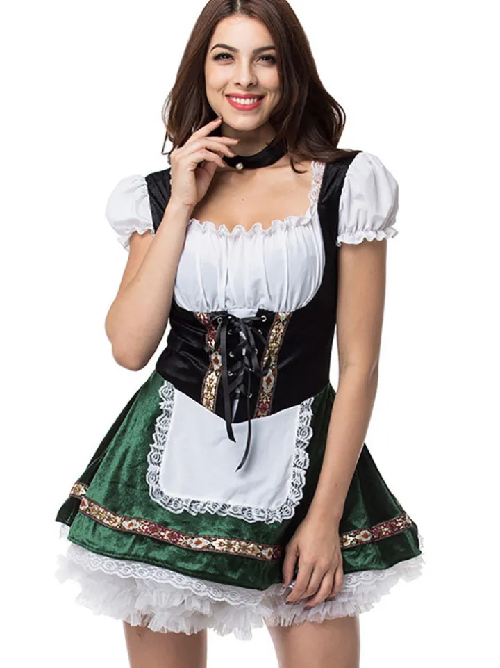 Plus Size Halloween Beer Maid Costume