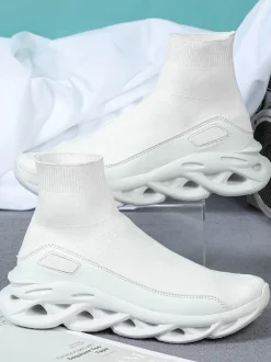 Plus Size Knit Slip-On Sock Sneakers