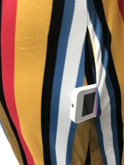 Plus Size Spaghetti Strap Striped Maxi Dress