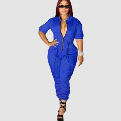 Pocket Patch Cargo Jumpsuit
