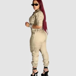 Pocket Patch Cargo Jumpsuit