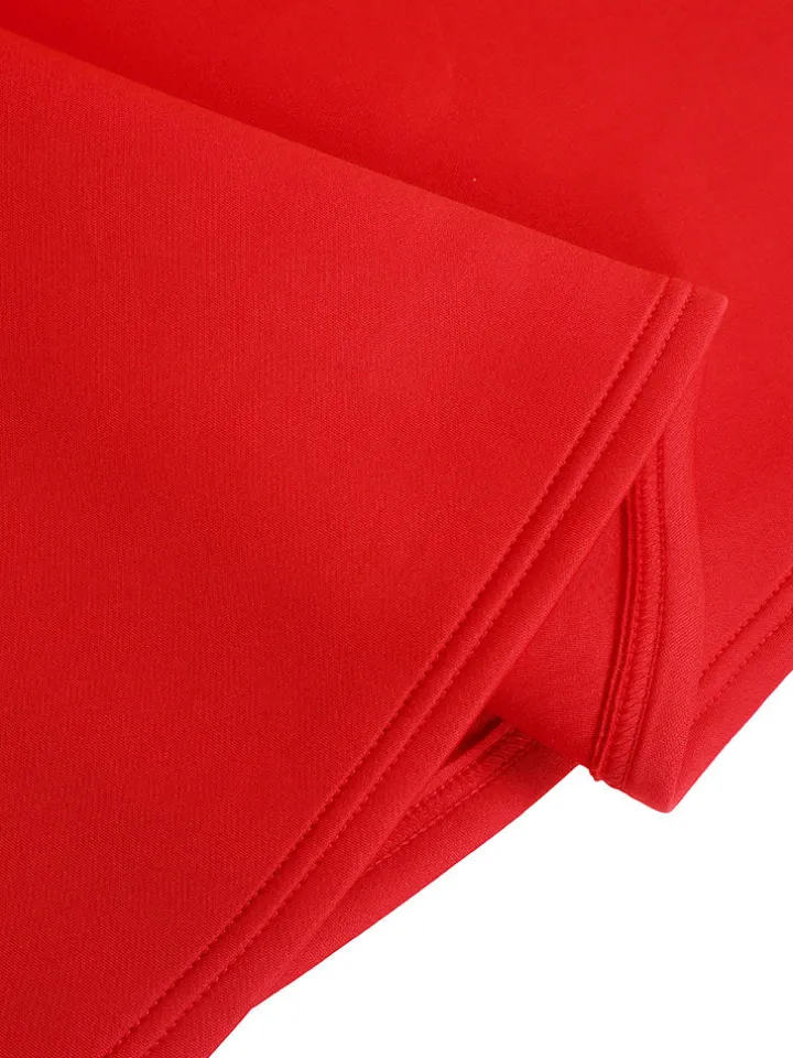 Puff Sleeve Bow-Tie Neck Flared Midi Dress