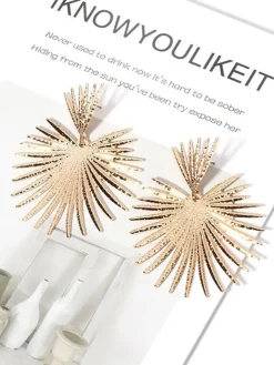 Retro Glitter Sector Earrings