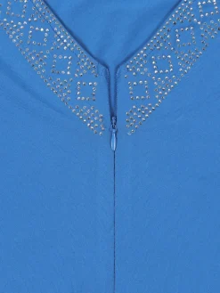 Rhinestone Bodycon Backless Dress