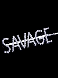 Rhinestone Crystal Letter Hair Pins