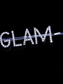 Rhinestone Crystal Letter Hair Pins