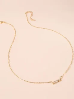 Rhinestone Mom Chain Necklaces