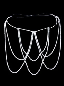 Rhinestone Multilayer Leg Chain