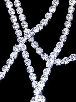 Rhinestone Multilayer Leg Chain