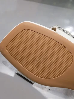 Rhinestone Pearl Strap Sandals