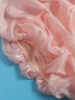 Rhinestone Spaghetti Strap Tulle Layered Dress