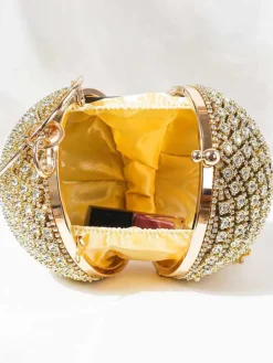 Rhinestone Tassels Ball Handbags