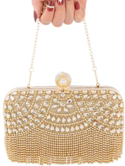 Rhinestone Tassels Party Crossbody Bags
