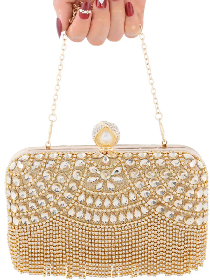 Rhinestone Tassels Party Crossbody Bags