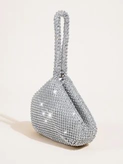 Rhinestone Triangle Evening Clutch