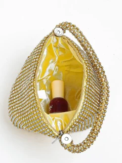 Rhinestone Triangle Evening Clutch