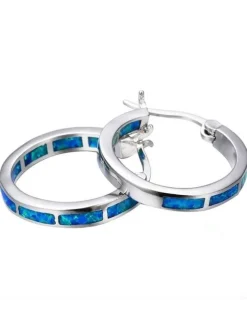 Round Colored Rhinestone Earrings