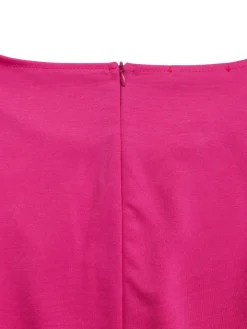 Round Neck Solid Color Wide-Leg Jumpsuit