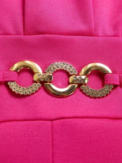 Round Neck Solid Color Wide-Leg Jumpsuit