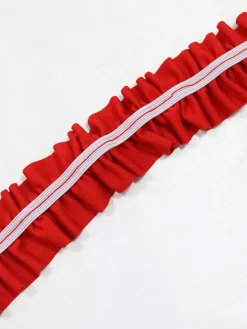 Ruffle Fringe Halter Mini Dress